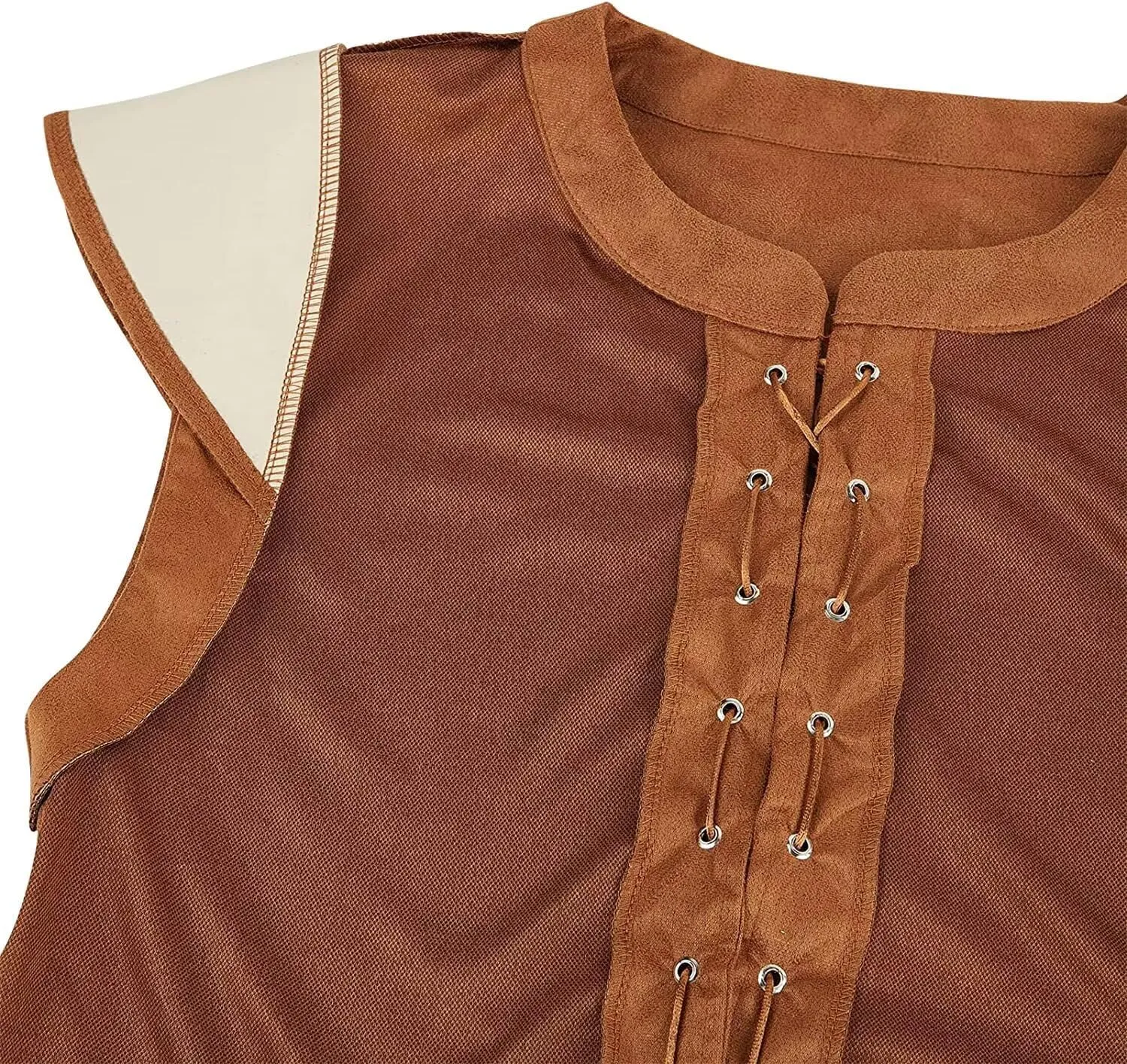 Renaissance Pirate Vest Viking Costume Men Medieval Retro Gothic Victorian Halloween Vintage Festival
