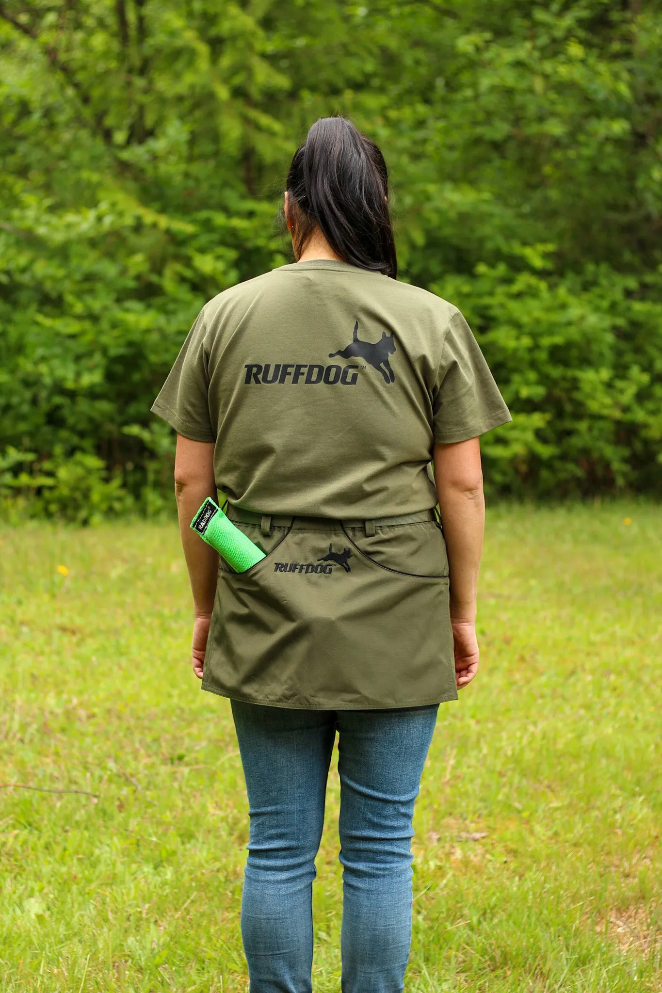 Ruffdog CYNA  Dog Trainer Apron Belt OLIVE
