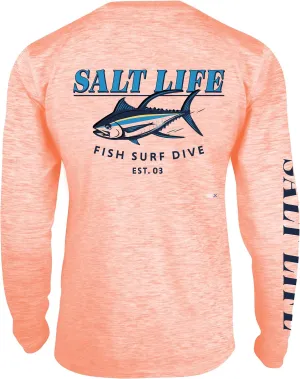 Salt Life Men's Tuna Town Long Sleeve Performance Tee