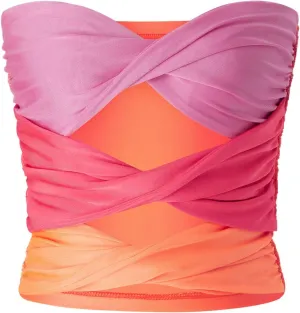 Sexy Strapless Crop Top for Womens Ribbed Knit Sleeveless Y2K Tube Summer Camisole Tank Top Vest Streewear