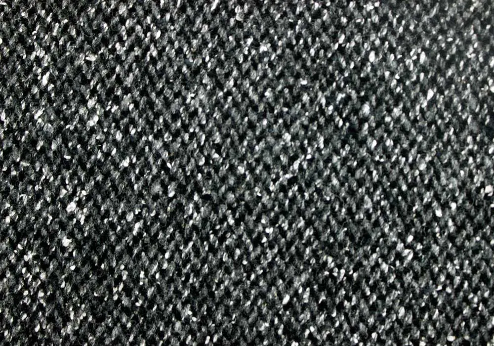Shades of Grey Virgin Wool & Silk Blend Tweed (Made in Italy)
