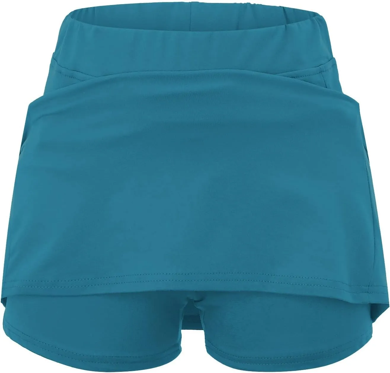 Skorts for Woman Plus Size Tummy Control Yoga Culottes Lightweight Quick Dry Tennis Golf Skirts with Shorts Underneath