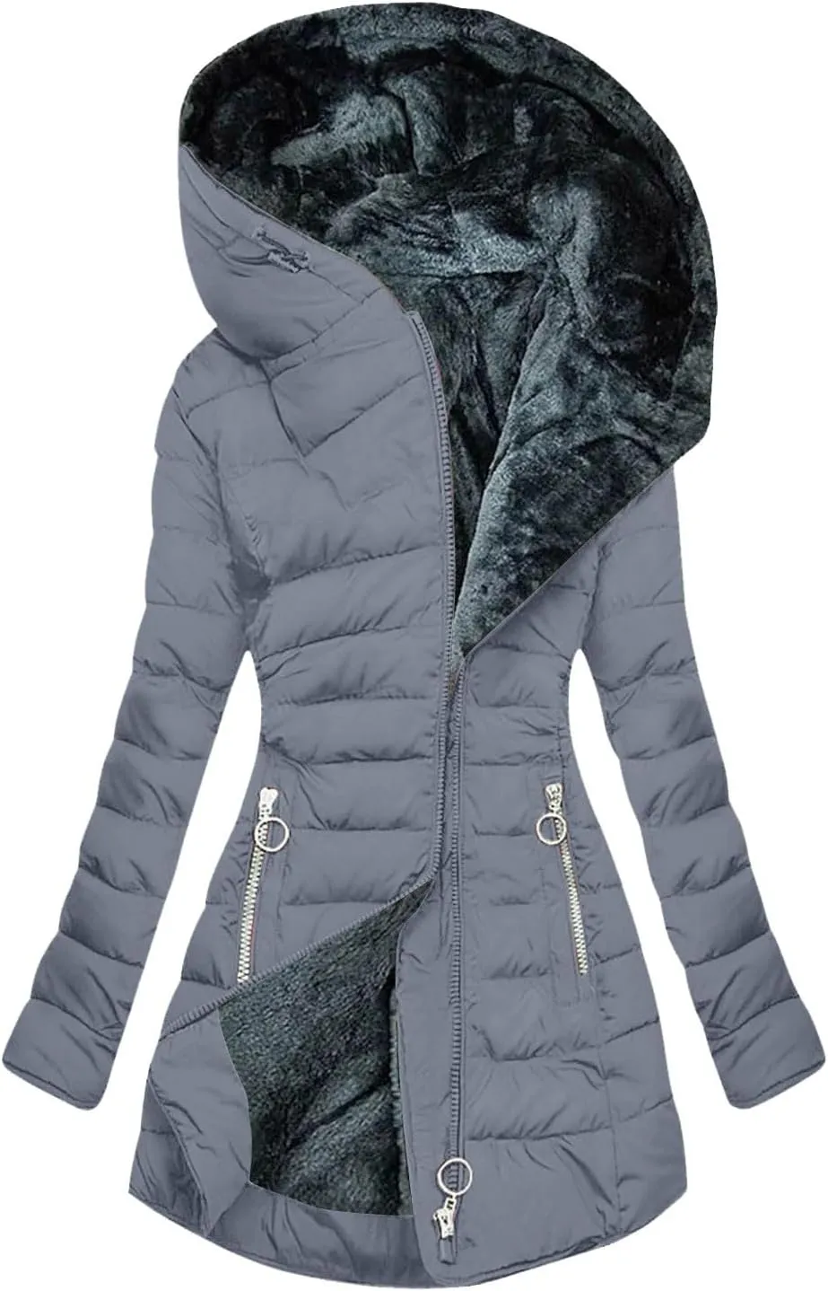 Snow Coats For Women Womens Packable Down Jacket With Hood Winter Puffer Jackets For Women Snow Clothes For Women