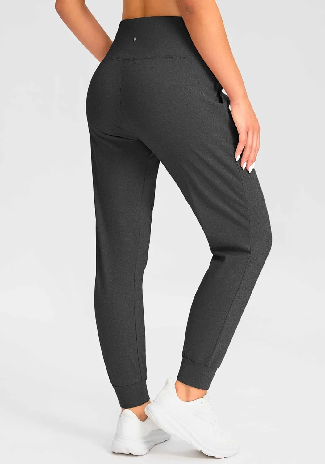 Soothfeel Women's Fleece Lined Joggers Pants High Waisted Water Resistant Thermal Sweatpants Winter Hiking Pants with Pockets