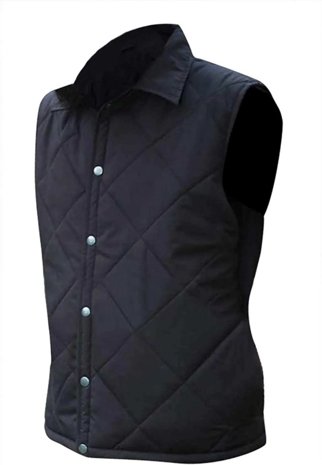 SpazeUp Rip Cowboy Jackets for Men - Black Cotton Jacket - Black Trucker Jacket Men