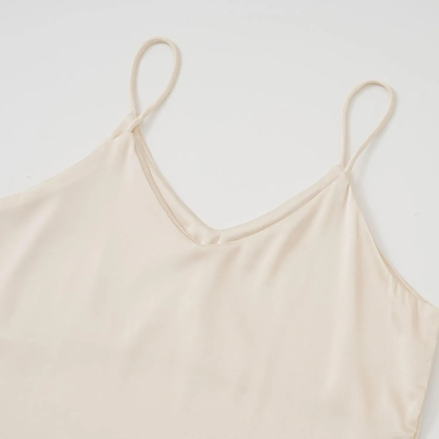 Summer V Neck Tank Tops For Women Silk Satin Summer Sleeveless Camisole Straps Top Baggy Top