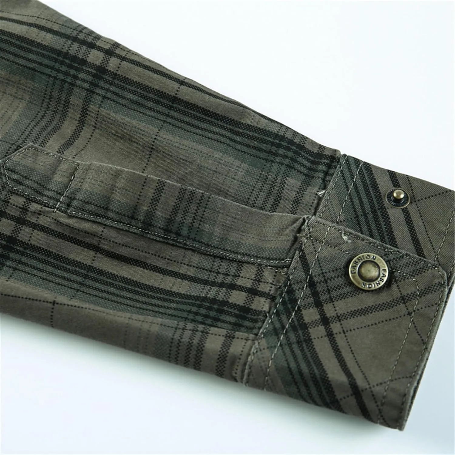 Tactical Long Sleeve Shirts for Men Military Button Up Snap Work Shirts Quick Dry Western Tops