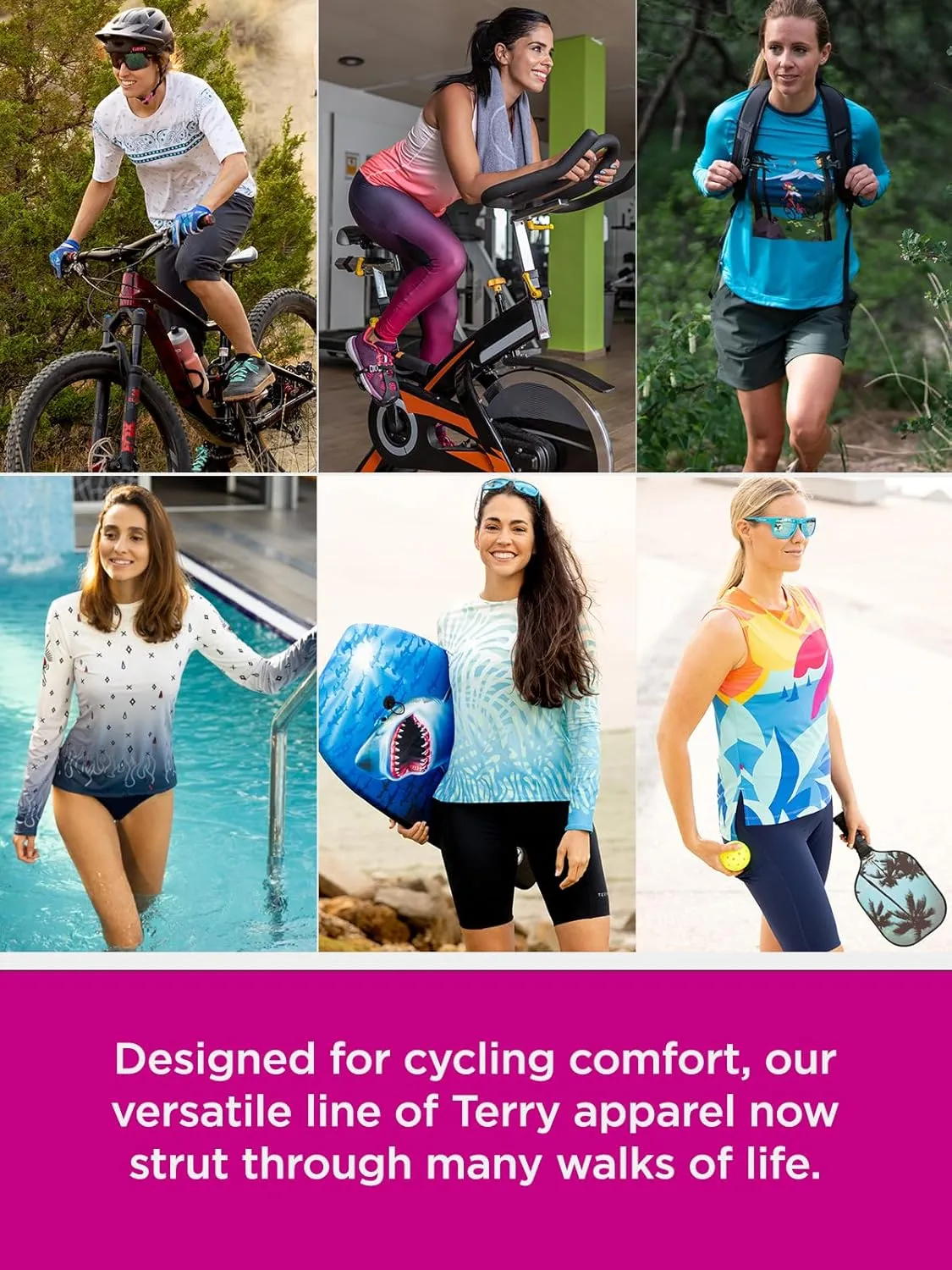 Terry Cycling Jersey Womens Soleil Split Tank Top for Women, UPF 50   Sleeveless Bike Jersey Summer Top
