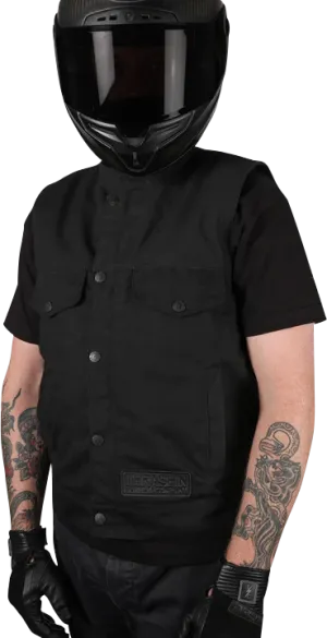 THRASHIN SUPPLY CO. Nightrider v2 Riding Vest - Black - Large - TMJ-12-10