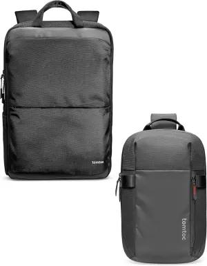 tomtoc Laptop Backpack & Sling Bag Crossbody Backpack S