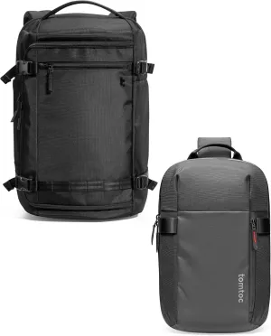 tomtoc Travel Backpack 38L & Sling Bag Crossbody Backpack S