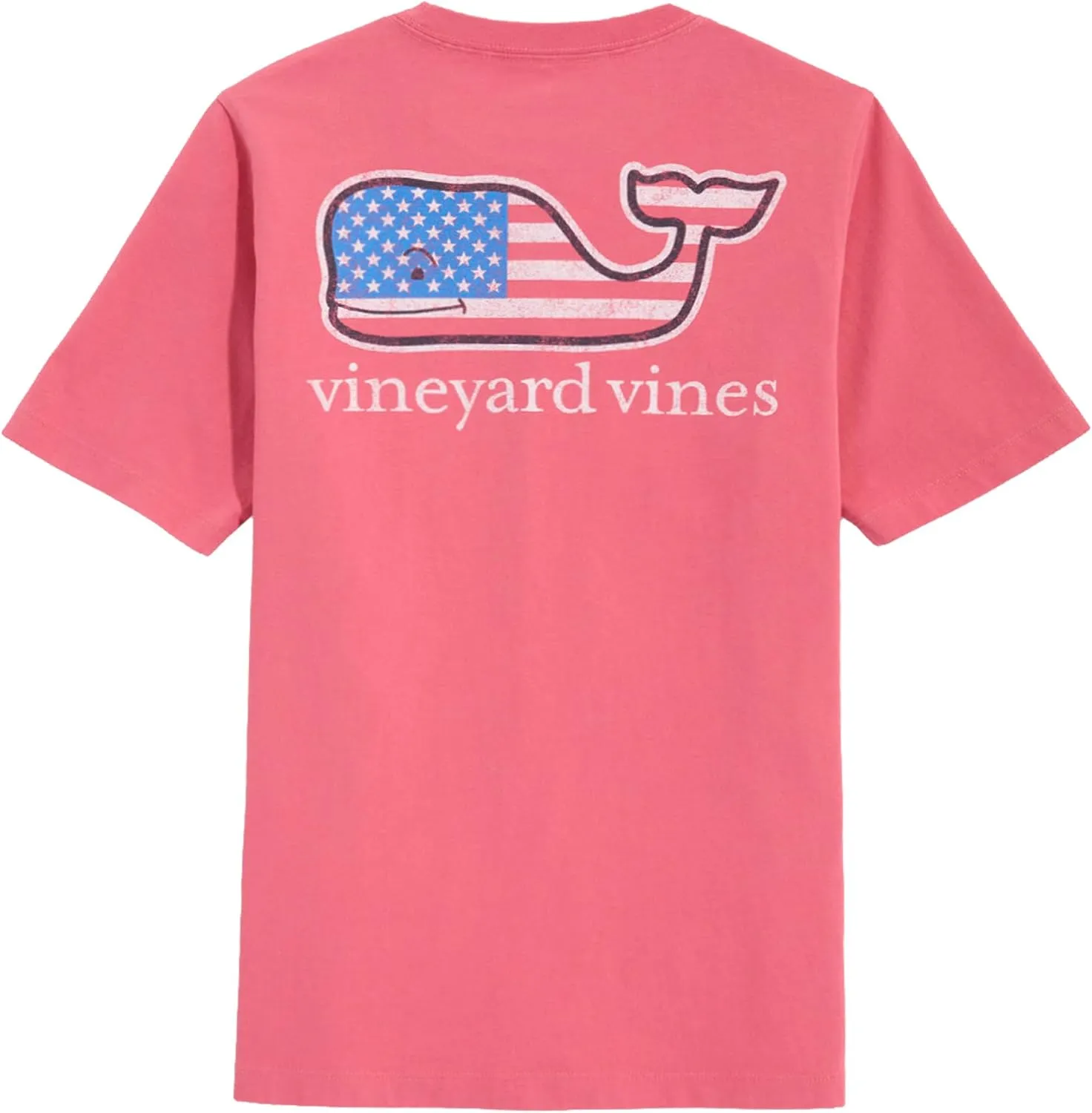 vineyard vines Boys' Flag Whale Short-Sleeve Pocket T-Shirt