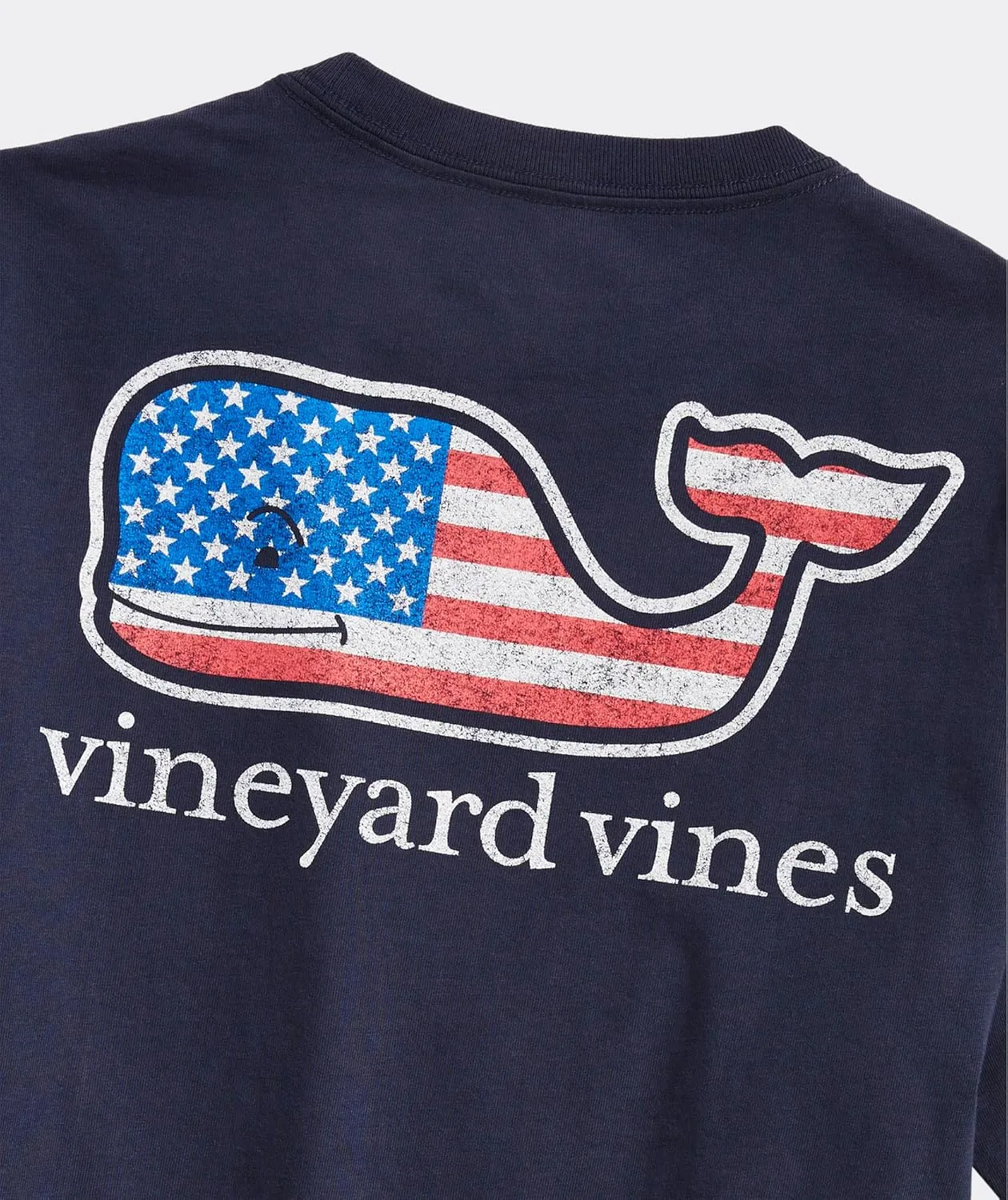 vineyard vines Boys' Flag Whale Short-Sleeve Pocket T-Shirt