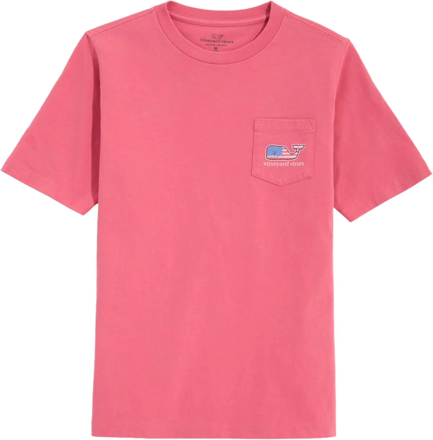 vineyard vines Boys' Flag Whale Short-Sleeve Pocket T-Shirt