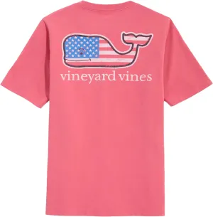 vineyard vines Boys' Flag Whale Short-Sleeve Pocket T-Shirt