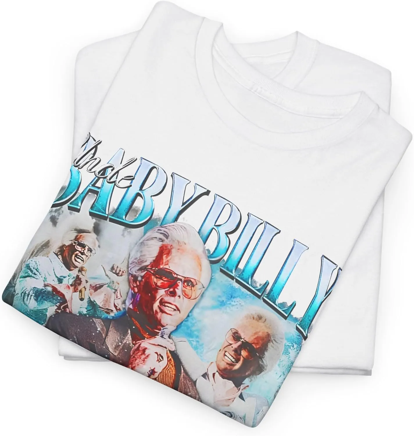 Vintage Uncle Southern Baby Icon Billy Tee | 90s Throwback Bible Game Graphic | Retro Preacher Energy Shirt