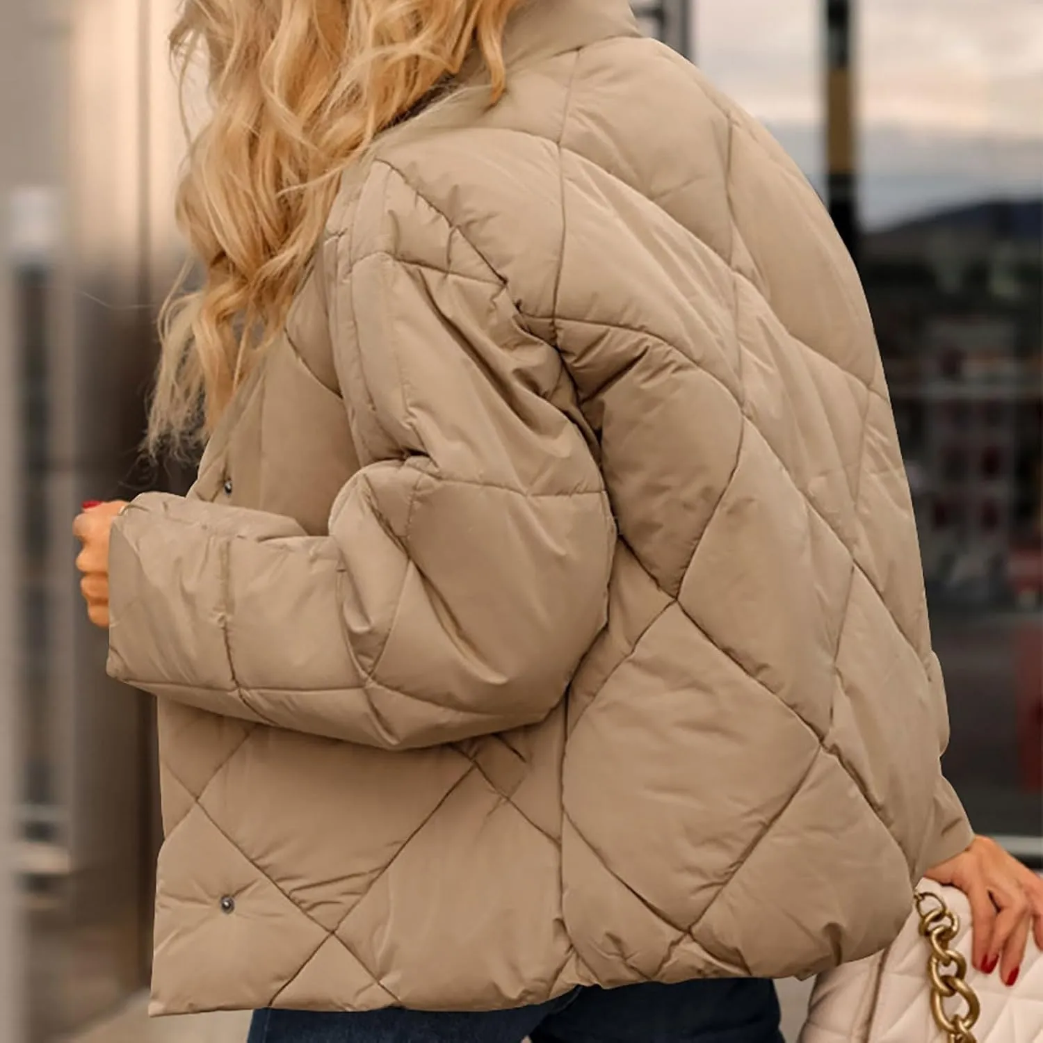 Waterproof Winter Coats For Women Long Sleeve Down Jacket Women'S Puffer Jackets Snow Clothes For Women