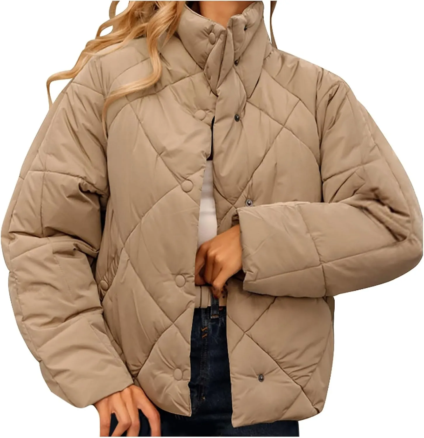 Waterproof Winter Coats For Women Long Sleeve Down Jacket Women'S Puffer Jackets Snow Clothes For Women
