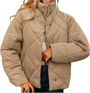 Waterproof Winter Coats For Women Long Sleeve Down Jacket Women'S Puffer Jackets Snow Clothes For Women