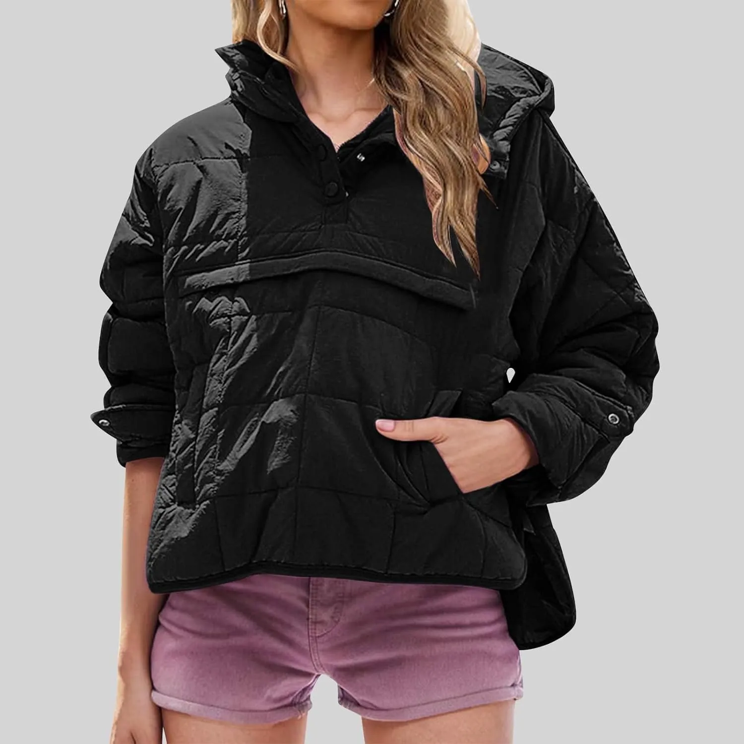 Winter Coats For Women With Hood Fleece Lined Thicken Warm Puffer Jackets Full Zipper Parkas Trendy 2025 Clothes