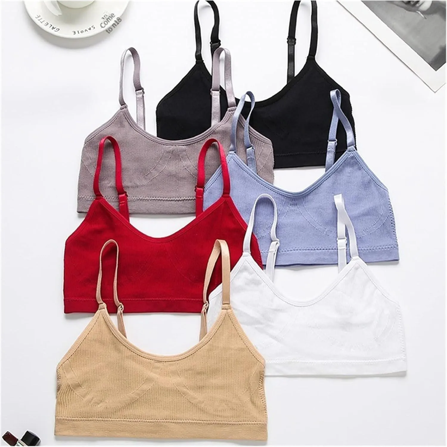Women Top Sexy Crop Top Female Camisole Seamless Underwear Bralette Tops Summer Camis Sexy Lingerie Sports Bra