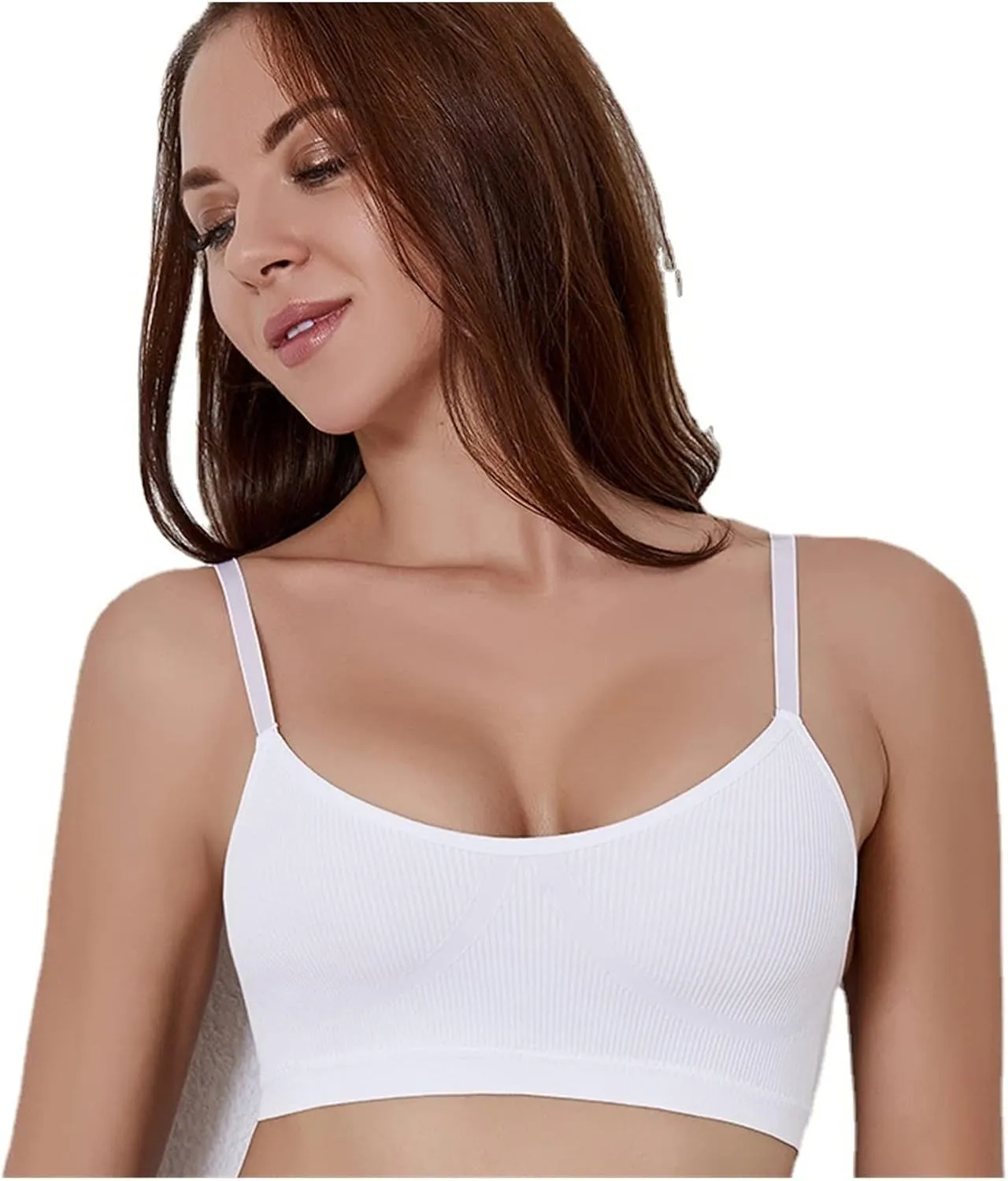 Women Top Sexy Crop Top Female Camisole Seamless Underwear Bralette Tops Summer Camis Sexy Lingerie Sports Bra