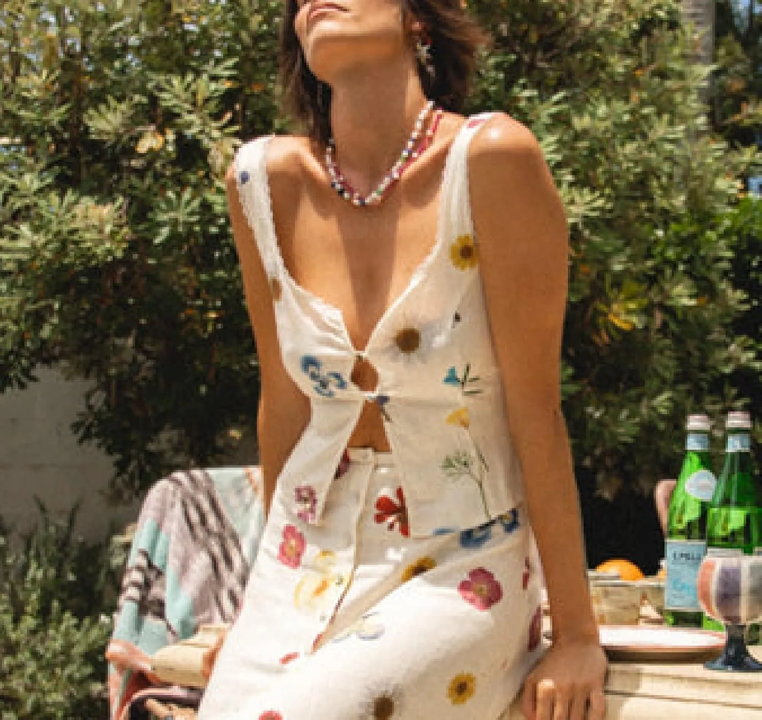 Women Vintage Low Cut Cami Top Sexy Spaghetti Strap Slim Fit Camisole Backless Tank Top Y2k Streetwear