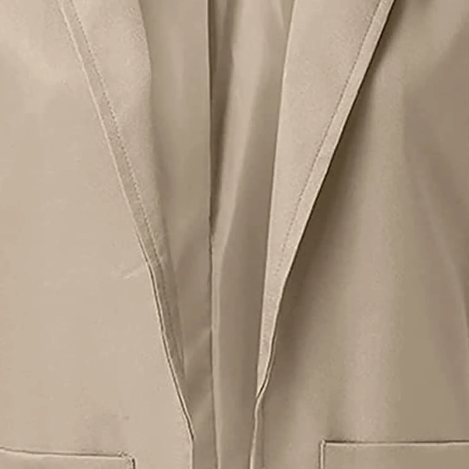 Womens Casual Blazer Fall Windproof Coat Solid Business Suit Work Office Jacket with Pocket Cardigans Plus Size Outwear