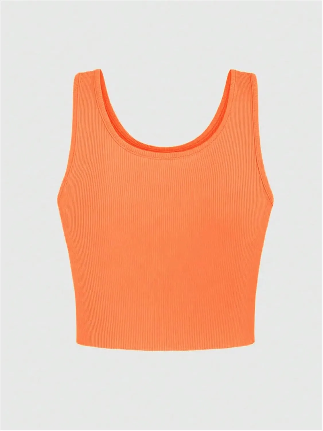 Women's Graphic Crop Tank Top Summer Round Neck Tank Top Shirts Casual Letter Print Sleeveless T Shirt