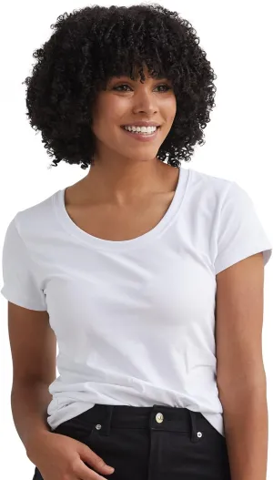 Women's Organic Pima Cotton Short Sleeve Scoop Neck Tee