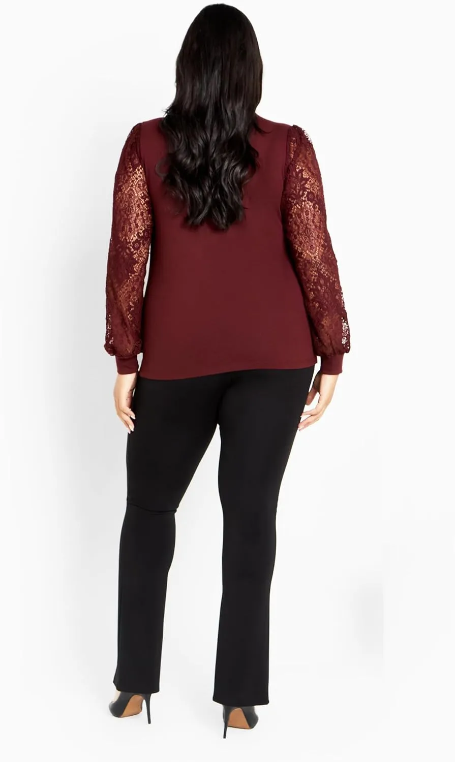 Women's Parker Lace Long Sleeve Top