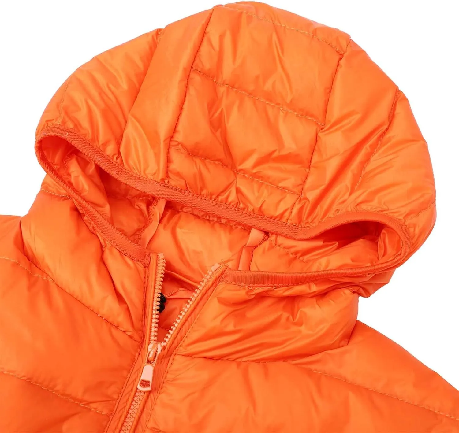 Women's Puffer Jacket Packable Quilted Lightweight Down Jacket Plus Size Short Bubble Coat Light Winter Hooded Coat