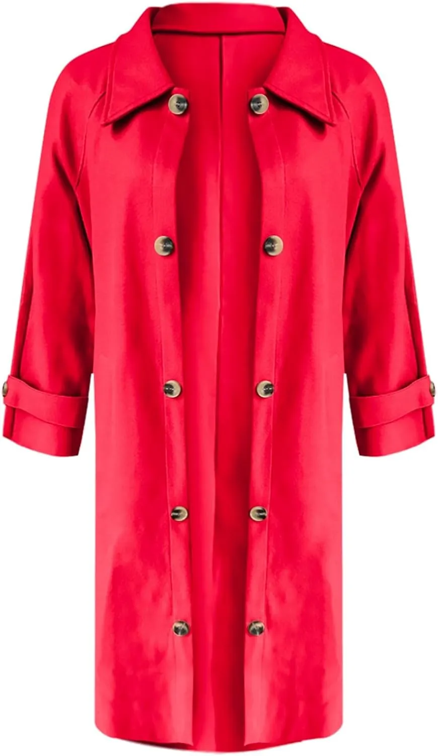 Womens Trench Coat Long Fuzzy Jacket Loose Fitting Warm Winter Outwear Fashion Lapel Jacket Coats Pedcoat Womens