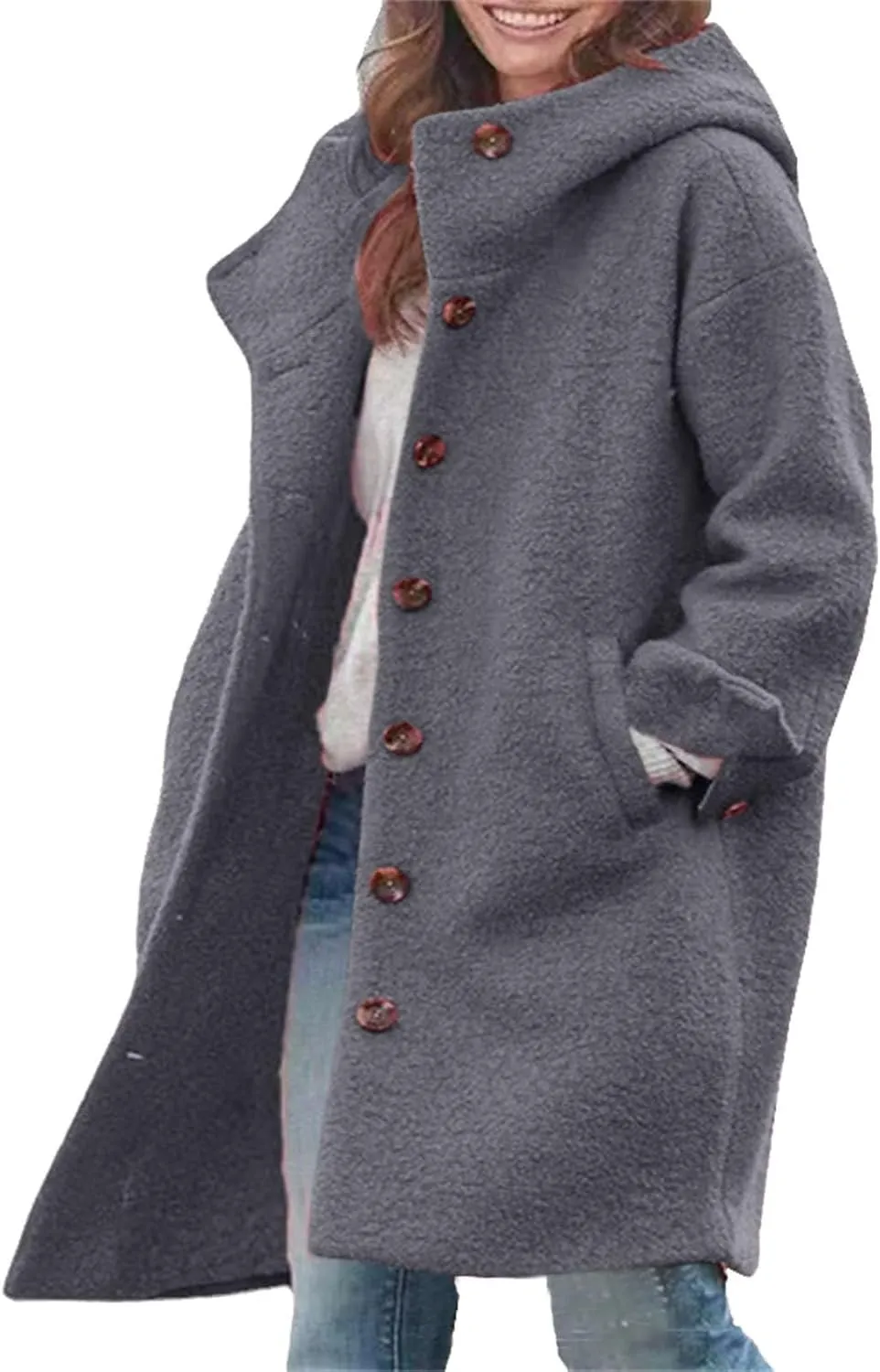 Women's Winter Windproof Warm Down Coats Coat Lapel Double-Breasted Daily Waterproof Female Jacket Snowboarding