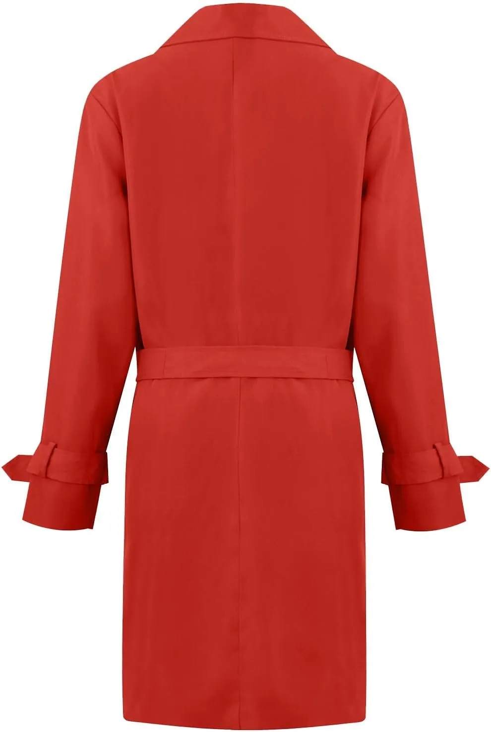 Women's Wool Coats Fashion Autumn And Winter Long-Sleeved Lapel Tweed Coat Windbreaker Jacket, M-3XL