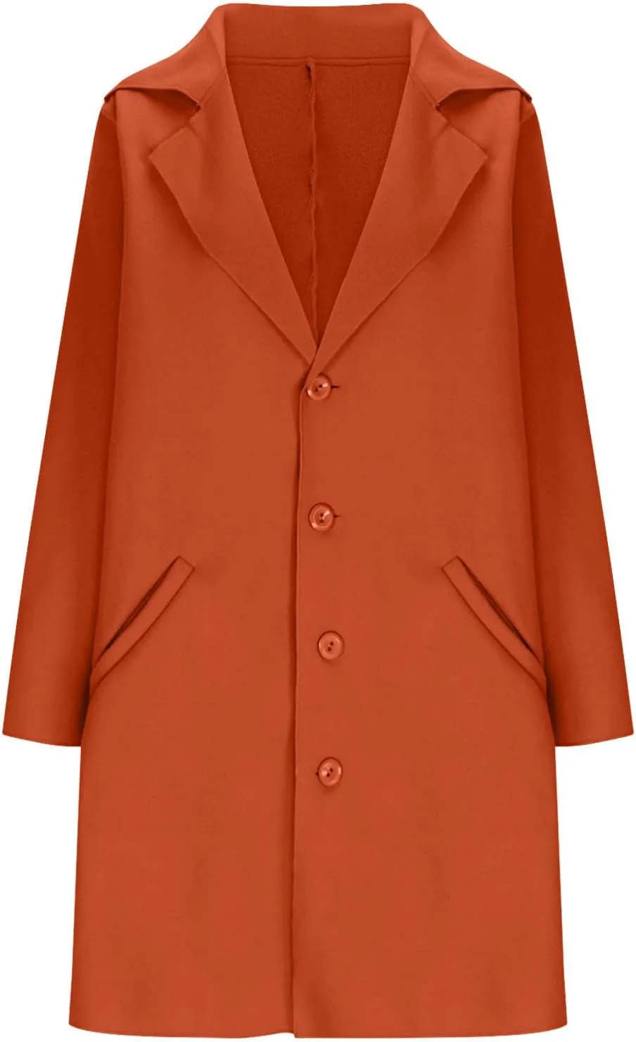 Wool Coat for Women Double Breasted Notch Lapel Trench Caot Elegant Mid-Long Windproof Warm Winter Jackets Outwear