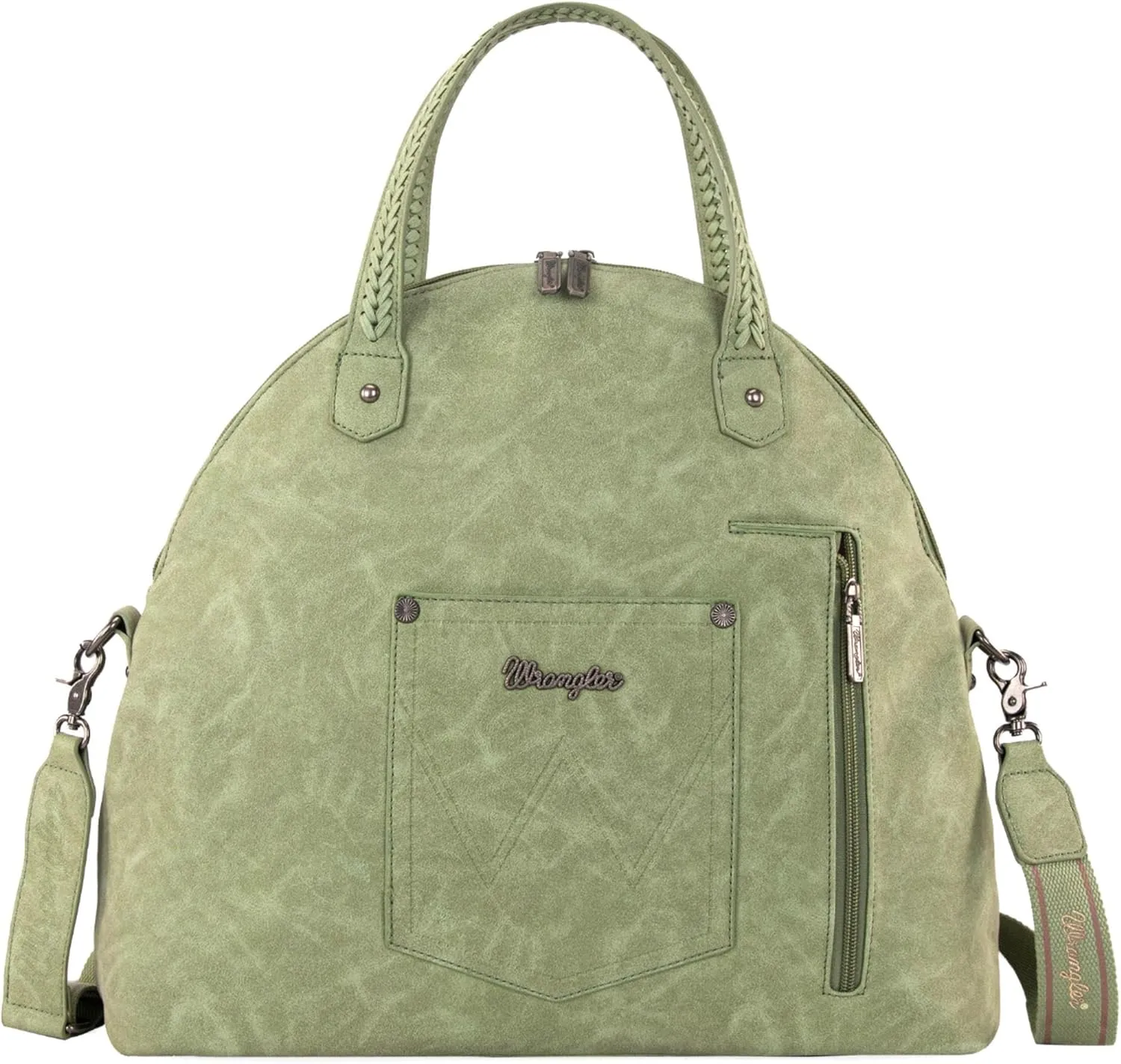 Wrangler Weekender Travel Bag Woven Top Handle Large Handbag and Boho Carry on Bag