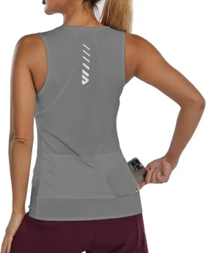 Wulibike Sleeveless Cycling Jersey Women Running Shirts Vest bike top Summer Biking tank Basic Top With Pockets