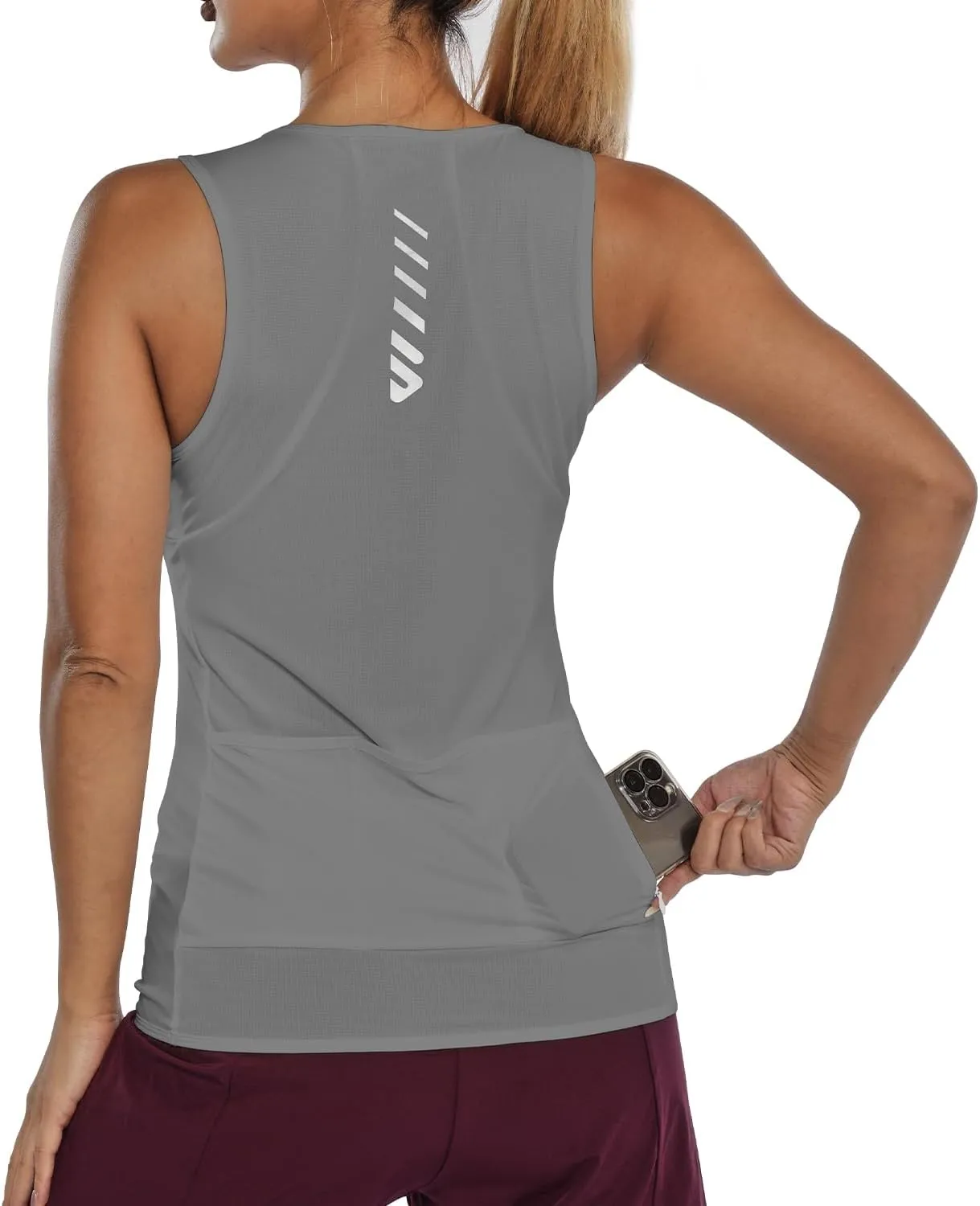 Wulibike Sleeveless Cycling Jersey Women Running Shirts Vest bike top Summer Biking tank Basic Top With Pockets