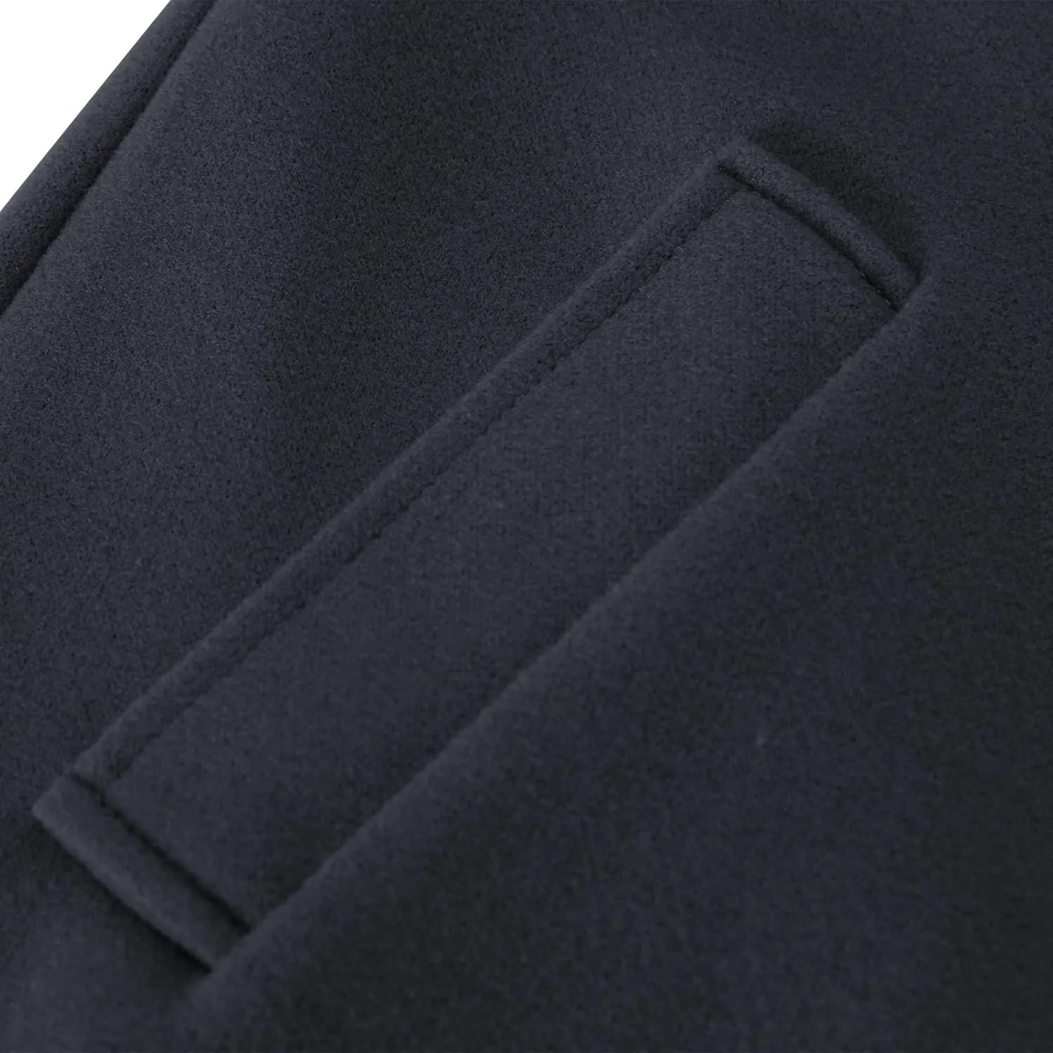 yardsong Womens Wool Blend Pea Coat Double Breasted Slim Fit Belted Trench Coats Winter Fashion Business Long Jackets